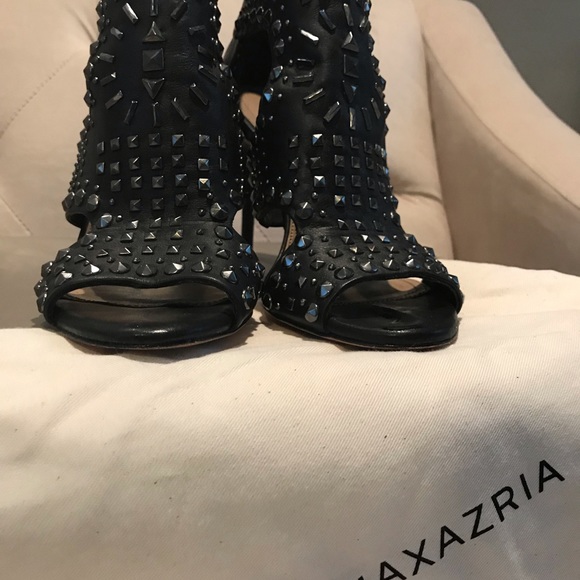 BCBG MAXAZRIA RUNWAY PROSE STUDDED HEELS - Picture 4 of 8
